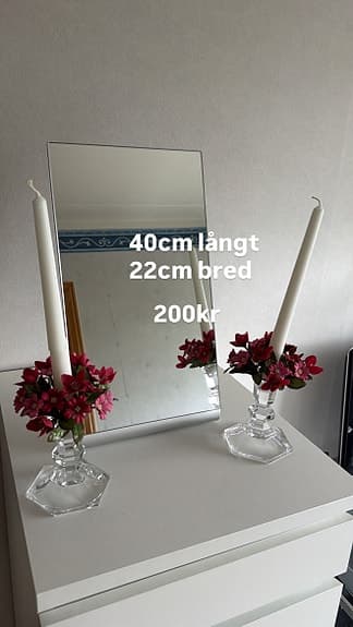 IKEA spegel 40x22 cm
