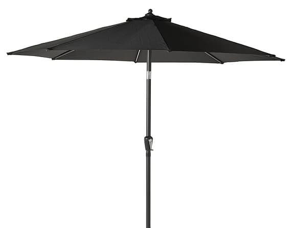 Mio Visby svart parasoll 3 m diameter