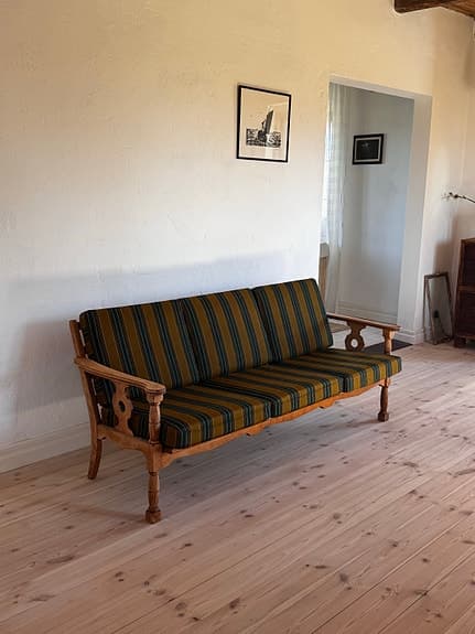 Vintage tresits soffa