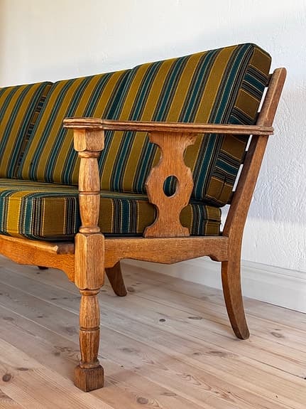 Vintage tresits soffa