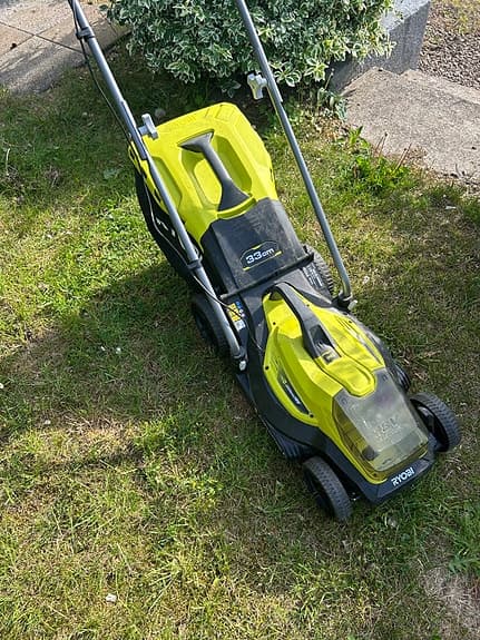 Ryobi gräsklippare 18V batteri gul/svart