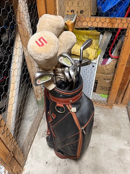 Wilson Golfbag med golfklubbor