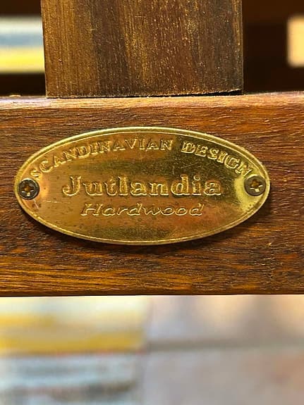 Jutlandia regissörsstolar trä med grönt tyg