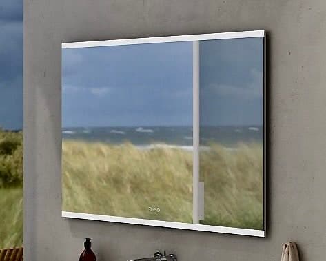 Dansani Panorama spegel med belysning med ljusstyrning
