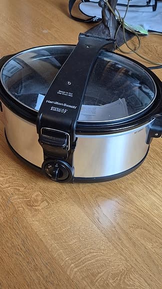 Hamilton Beach Stay or Go slow cooker rostfri