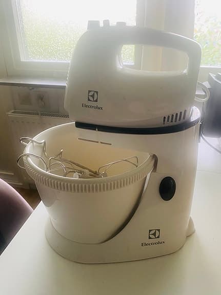 Electrolux elvisp med skål vit