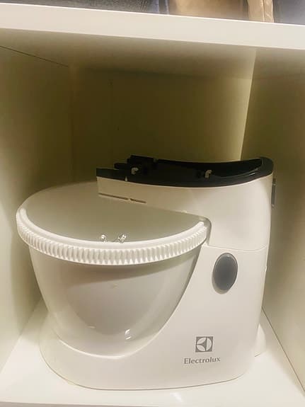 Electrolux elvisp med skål vit