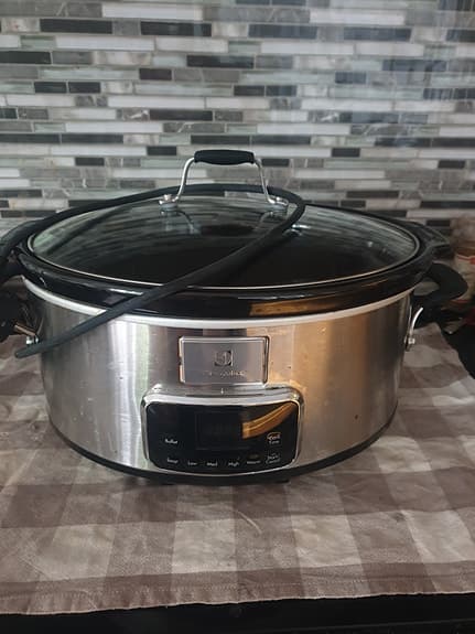 Electrolux slow cooker rostfri med glaslock