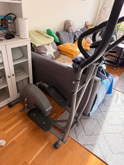 Titan crosstrainer träningsmaskin grå
