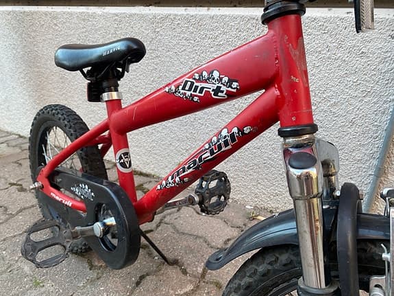 Marvil Dirt röd BMX barncykel 16" unisex