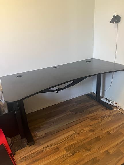 Razer gamingstol och skrivbord svart