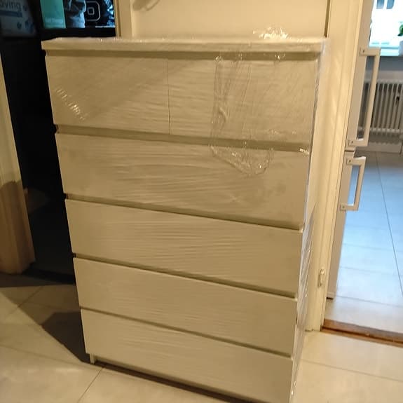 MALM BYRÅ 6 LÅDOR.