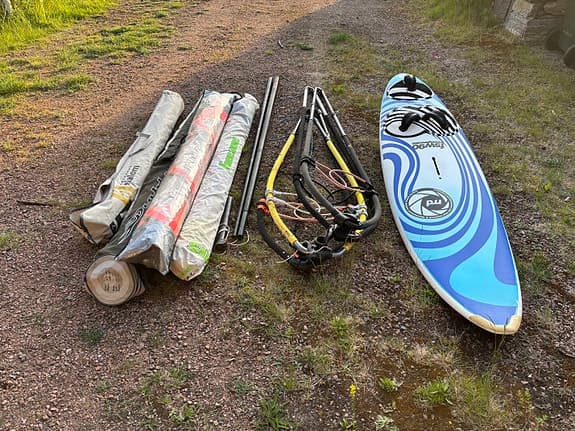 Vindsurfpaket 90l