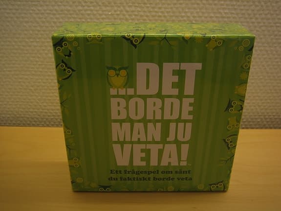 Spel Det borde man ju veta
