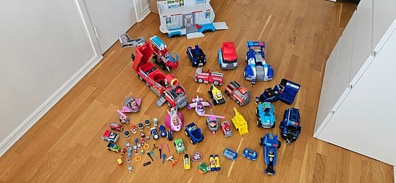 Paw Patrol Stor Samling Fordon och Figurer