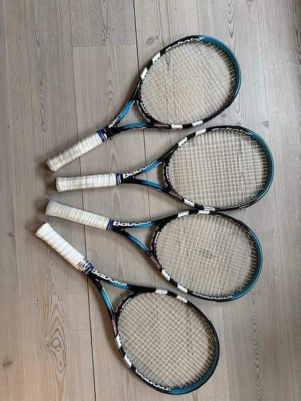 4 st tennisrack Babolat Pure drive Team