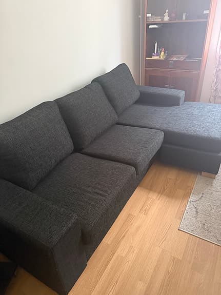 Soffa med schäslong
