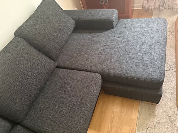 Soffa med schäslong