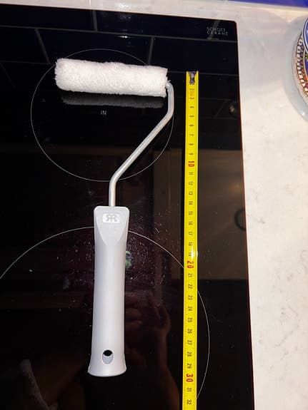 Målarroller liten med plastskaft