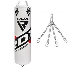 RDX F10 5ft Training Punch Bag with gloves - Boxningsset med boxningshandskar