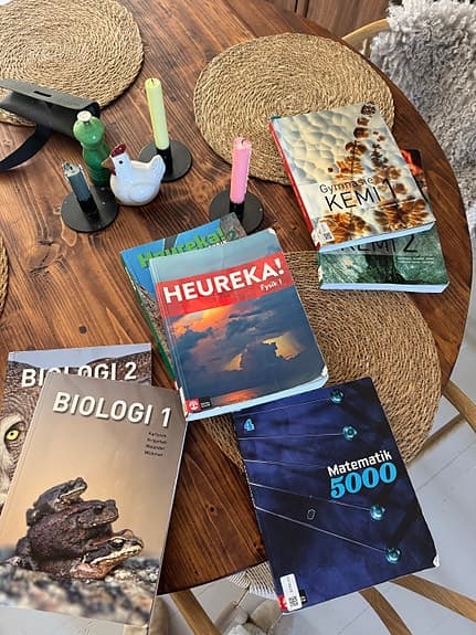 Kurslitteratur för naturvetenskapligt basår