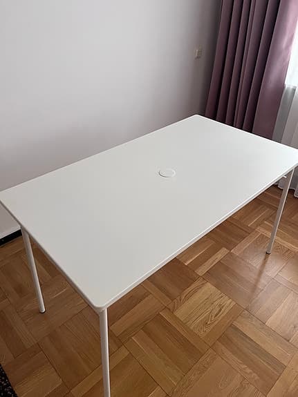 Ikea TORPARÖ bord utomhus 130x74 cm vitt fällbart