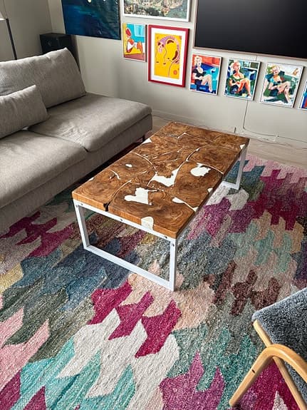 Soffbord mango epoxy 120x60cm