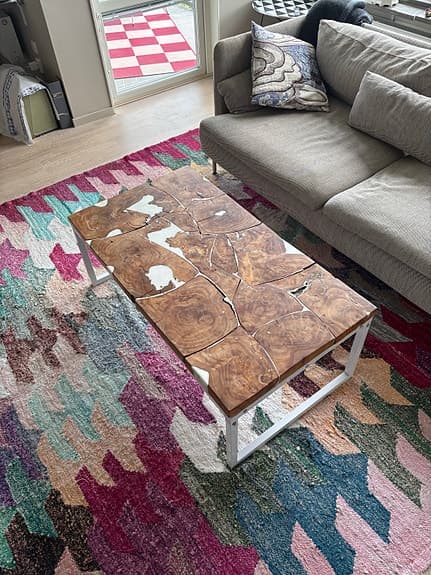 Soffbord mango epoxy 120x60cm