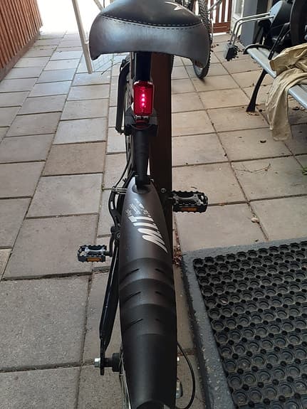 Hammer Aluminium City Bike herr mountainbike 26" ram L svart.Toppskick.