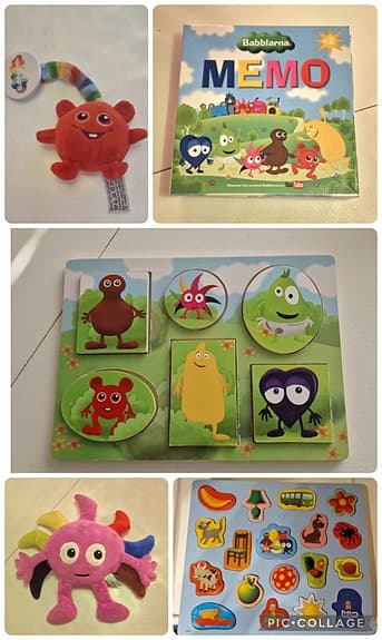 Babblarna Paket, Pussel, Gosedjur, MEMO