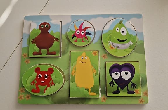 Babblarna Paket, Pussel, Gosedjur, MEMO