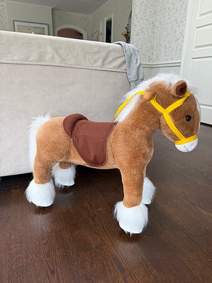 Leksakshäst med hjul