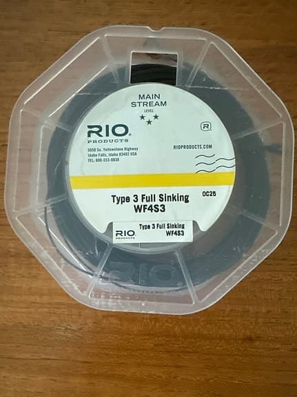 RIO Mainstream Type 3 Full Sinking WF4S3 fluglina