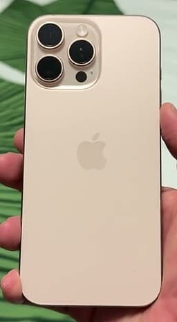 Iphone 16 pro max gold