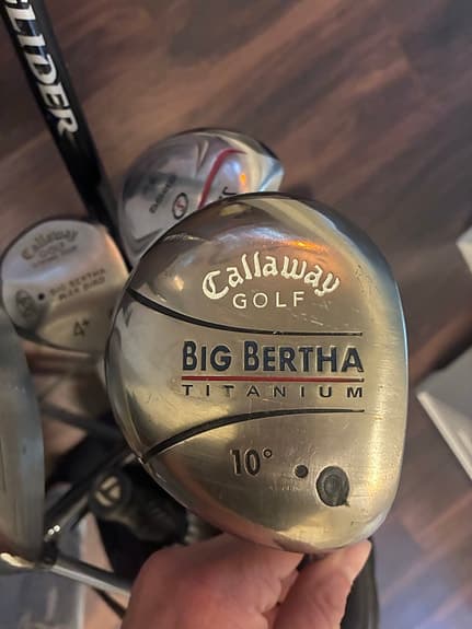 Callaway Big Bertha golfklubbor med bag och vagn  *