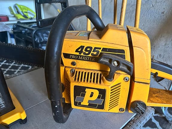 Partner 495 Pro Master motorsåg + Dewalt tigersåg med laddare