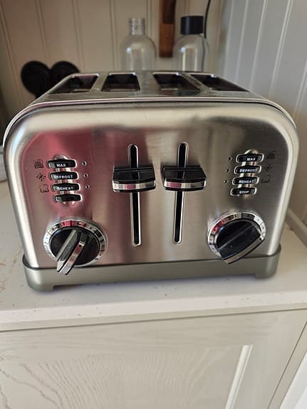 Cuisinart brödrost 4-skivor rostfri