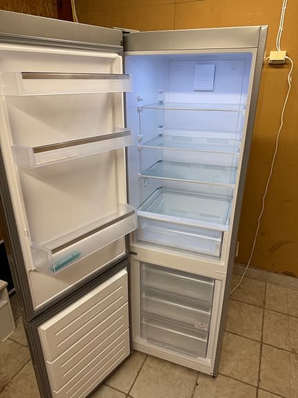 Electrolux kombiskåp kyl och frys rostfri