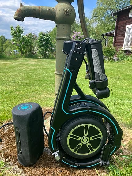 Ihopfällbar el-cykel, unik