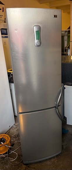 LG kombiskåp kyl och frys rostfri