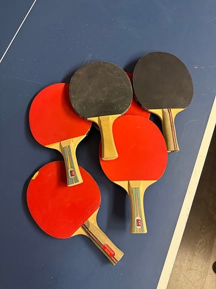 Pingisbord blå med nät