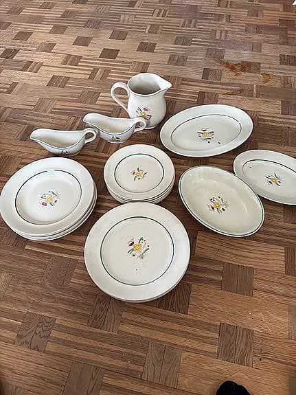 Servis ”Ulla” Flint Porslin Gustafsberg