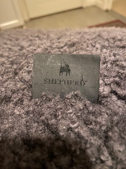 Shepherd Puff/pall i fårskinn