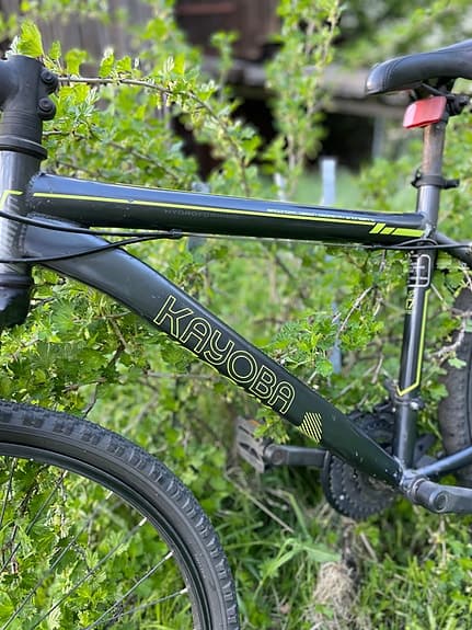Kayoba 26" barncykel svart/grön