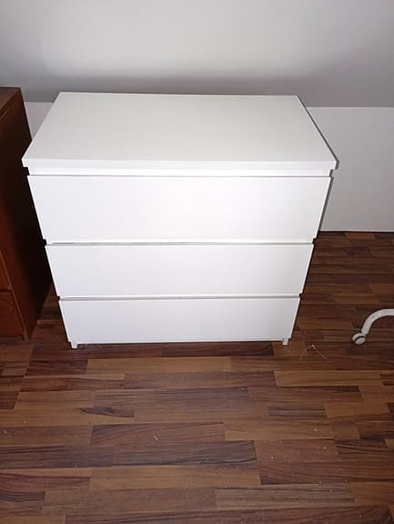 Malm Ikea Klädbyråer Hurts Brun och Vit