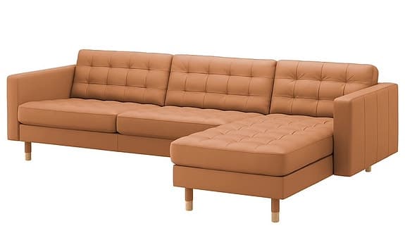 IKEA Landskrona 4-sitssoffa med schäslong