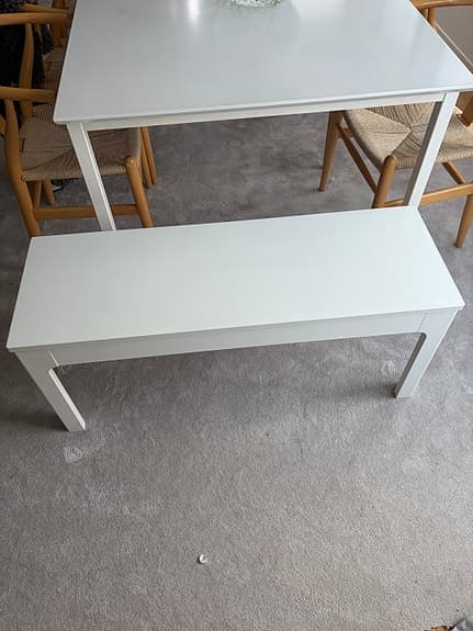 2 st IKEA ekdalen bänkar