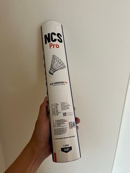 NCS Pro badmintonbollar 2dozens