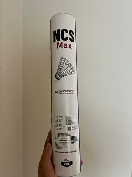 NCS Max badmintonbollar