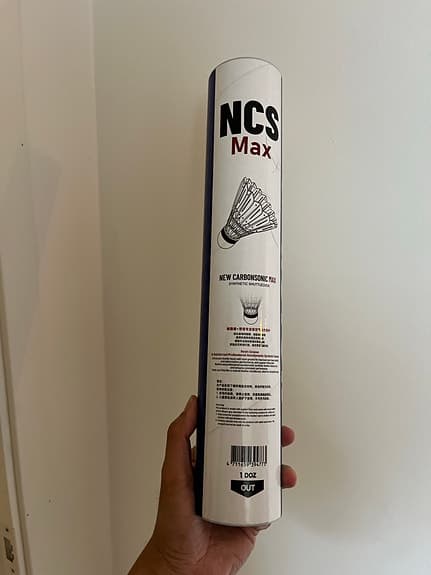 NCS Max badmintonbollar